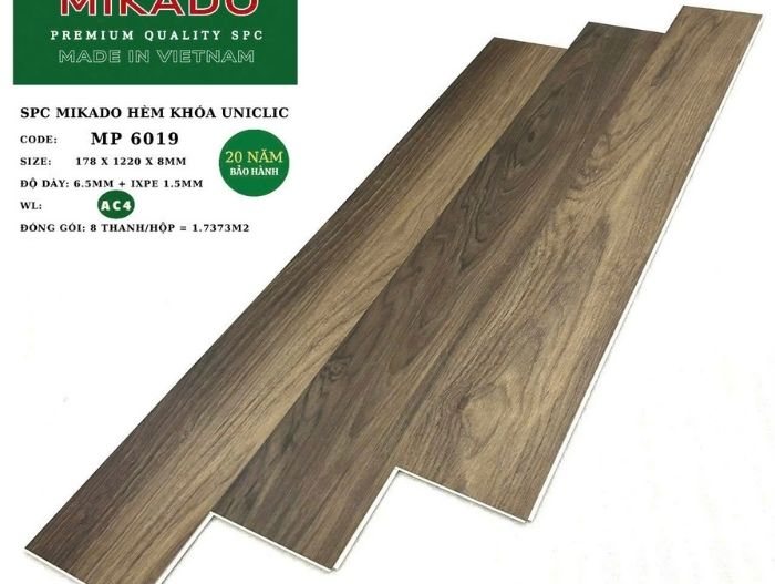 Sàn nhựa giả gỗ 8mm MP 6019